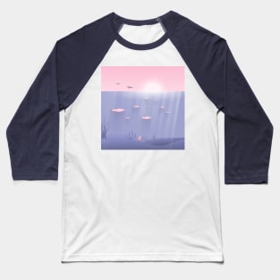 Sea landscape underwater Baseball T-Shirt